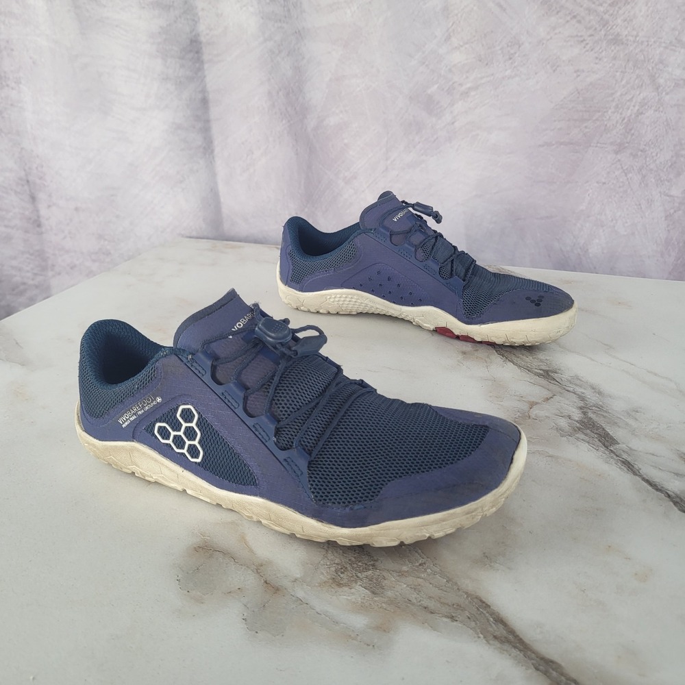 VivoBarefoot Size 36 Women's  Primus Trail FG Navy Blue Running Sneakers